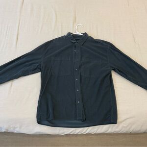 Abercrombie & Fitch Charcoal Corduroy Shirt